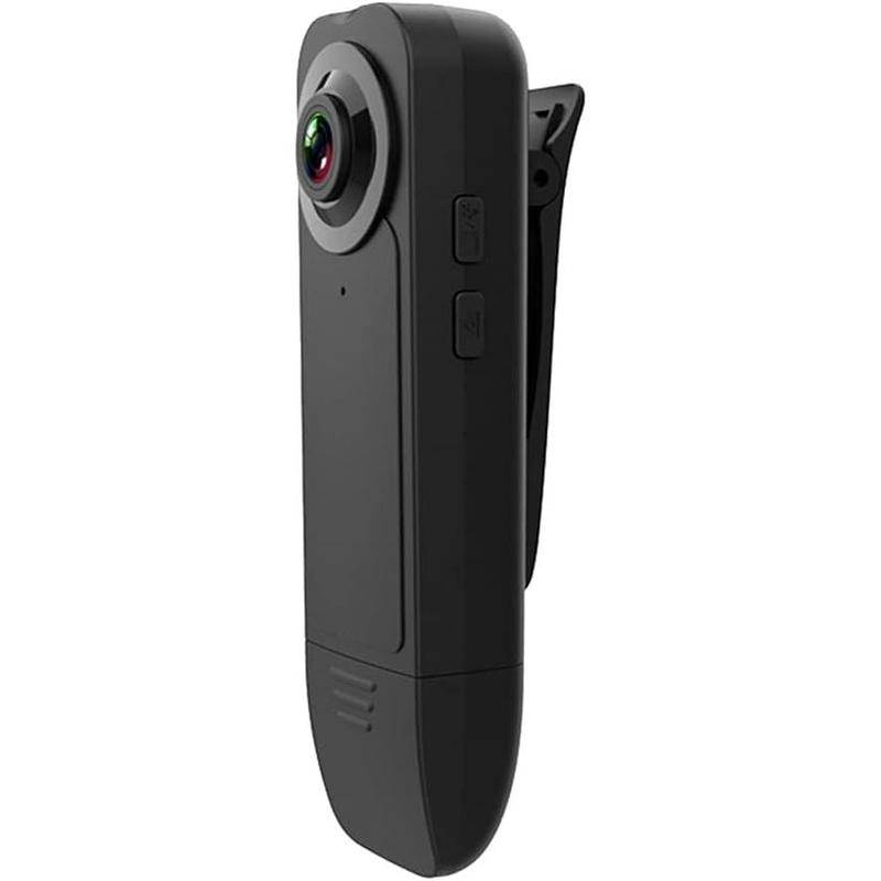 1080P Mini Body Camera with Audio Clip-on Video Recorder Wide Angle Video Camera Built-in Battery Night Vision Motion Detection for Hiking Riding Running Travel