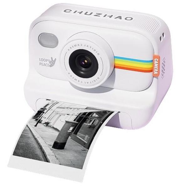 Instant Printing Camera for Kids, 1080p Polaroid Camera, Creative Christmas Birthday Gift for Girls Boys, HD Digital Camera Portable Toy with Printing Paper 8GB Memory Card Charging instant print