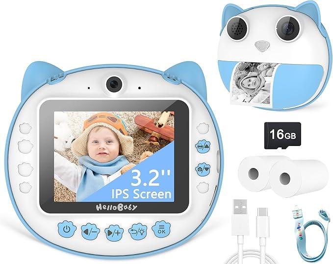 HelloBaby Instant Print Camera for Kids - 3.2