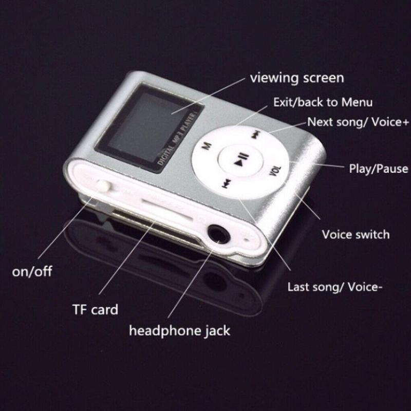 Mini MP3 Player Portable Clip Running Sport Music Play Support Micro SD Card NEW