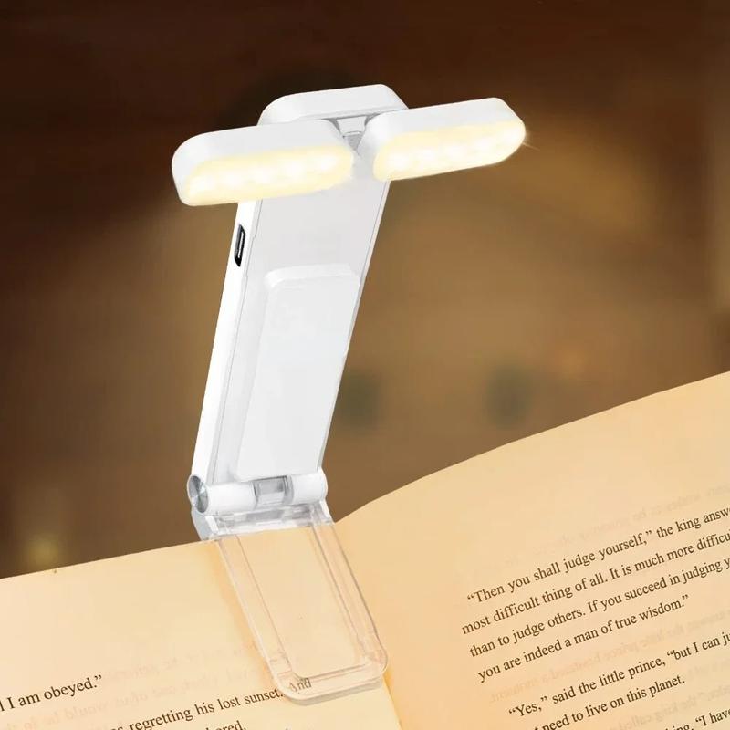 Reading Light, USB Rechargeable Book Light for Reading At Night in Bed,LED Clip on Portable Bookmark Light for Reading in Bed