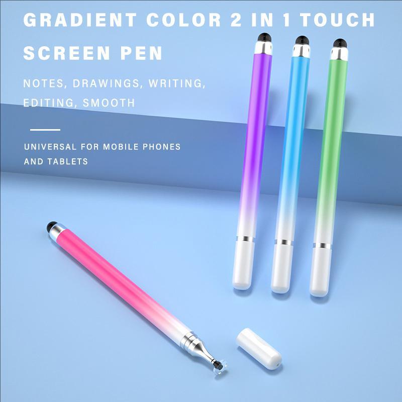 2-in-1 Universal Gradient Stylus Pen, 1 Count Stylish Stylus for Smartphones, Tablets and iPads, Compatible with Android and iOS Devices