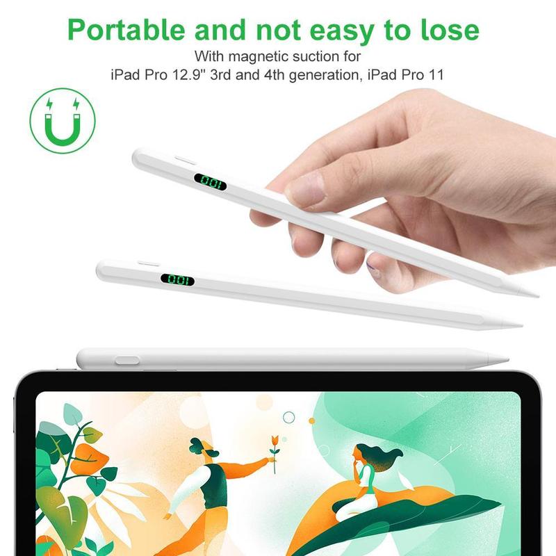 USB Rechargeable Stylus Pen, Multifunctional Smart Button Touch Pen, Tablet & Computer Accessories for iPad Mini 5 6, iPad Air 3 4 5, iPad 6 7 8 9 10