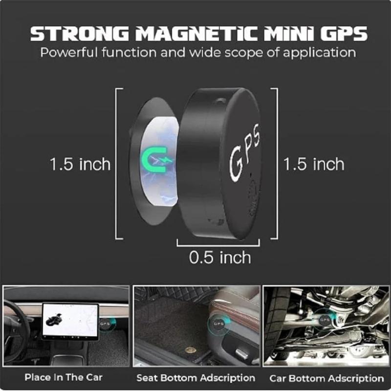 Mini Magnetic GPS tracker, GPS tracker strong magnetic car tracking anti-lost, mini worldwide GPS tracker, smart key finder locator, GPS tracking device (3PCs)