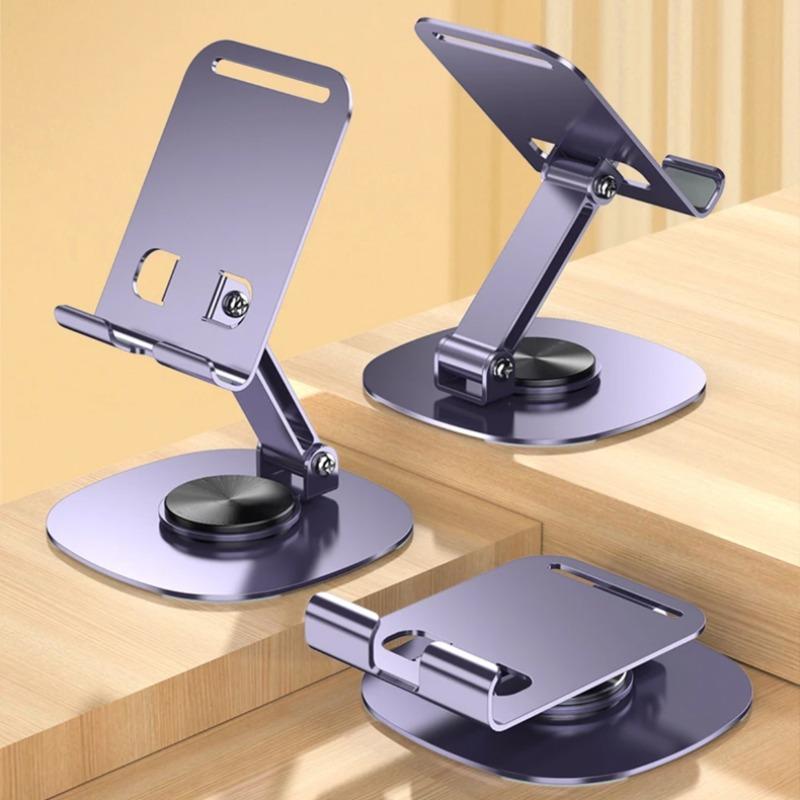 360° Rotatable Phone Holder, Portable Adjustable Desktop Phone Stand, Universal Phone Accessories for Office, Online Classes, TV, Live Streaming