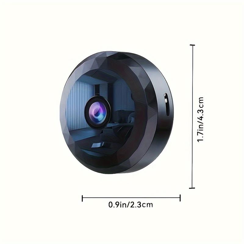 2PACK 3PACK Wireless Mini WiFi Security Camera With Night Vision Function, Motion Detection Function, Rechargeable Battery - Easy To Install And Control Applications