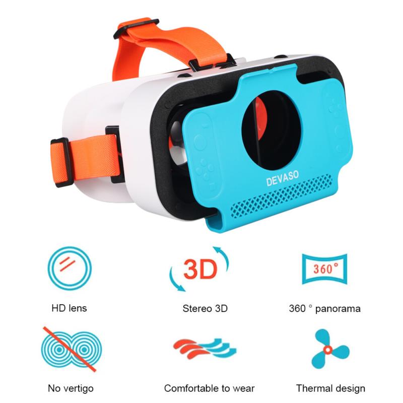 VR Headset for Nintendo Switch OLED Model Nintendo Switch 3D VR Reality Glasses