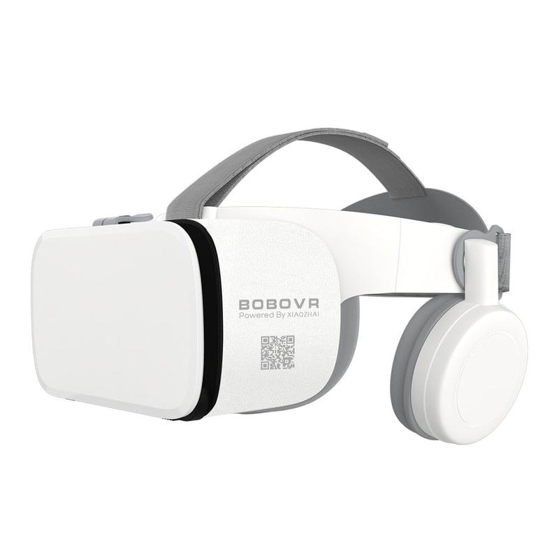 VR Headset for iPhone Apple Android PC Phone, 3D Virtual Reality Headset VR Goggles Glasses for Kids & Adult Play Game Watch 3D IMAX Movie, White