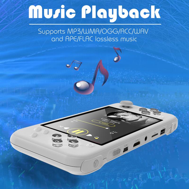 4.3 Inch Handheld Game Console Supports Free Games Dual Joystick Portable Retro Game Console MP3 MP4 MP5 Video Music Kids Adult Birthday Gifts