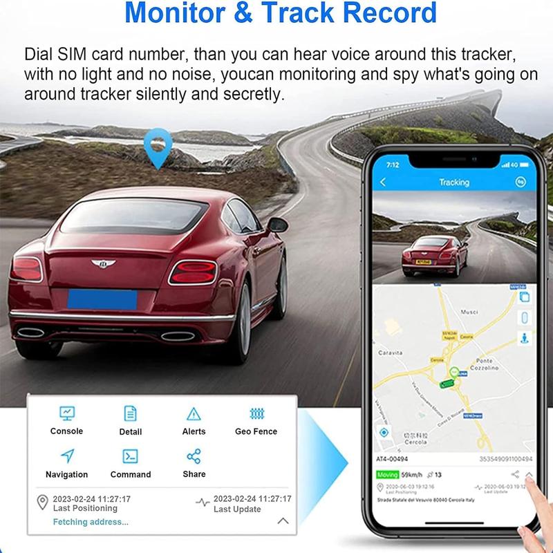 GPS Tracker for Vehicles, Mini Magnetic GPS Time Car Locator, Anti-Lost GPS Tracking Device, Full Global Coverage Long Standby GSM GPS Tracker for Vehicle, Car, Person Location. No Subscription