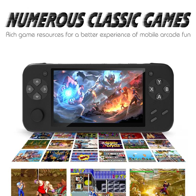 4.3 Inch Handheld Game Console Supports Free Games Dual Joystick Portable Retro Game Console MP3 MP4 MP5 Video Music Kids Adult Birthday Gifts