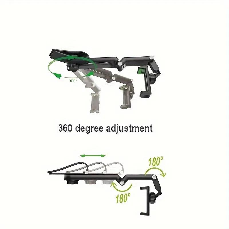 1080° RotatingSun VisorCaPhoneMountUniversaliPhone7+Holderwith FullSwivelSun-Blockingand7InchSupportforSeamlessDrivingExperience