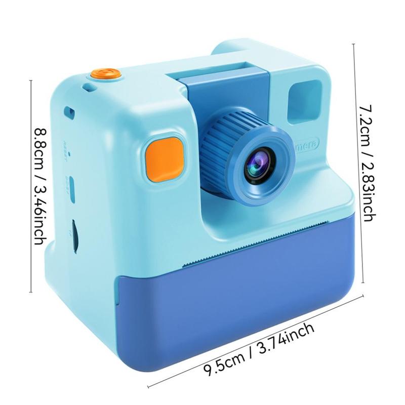 KGG Instant Print Camera with Thermal Printer, 1 Set Digital Photo Camera, Video Camera, Birthday Gift Camera, Photo Camera for Girls and Boys