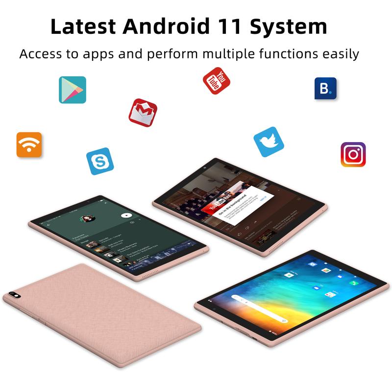 Tablet 8 Inch Tablet, Android 11 Tablets, 32GB ROM 2GB RAM, Quad-core Processor, 1280x800 IPS HD Eye-Care Touchscreen, Dual Camera Tablets PC.