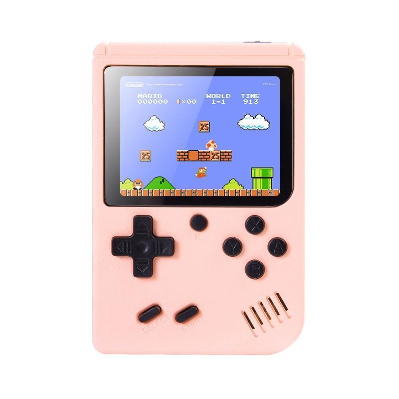 QEK limited time promotion Macaron 3.0-inch handheld game console, children's nostalgic toy 500 in one, retro mini PSP, retro portable mini handheld video game console