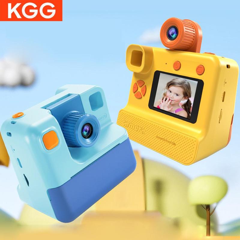 KGG Instant Print Camera with Thermal Printer, 1 Set Digital Photo Camera, Video Camera, Birthday Gift Camera, Photo Camera for Girls and Boys