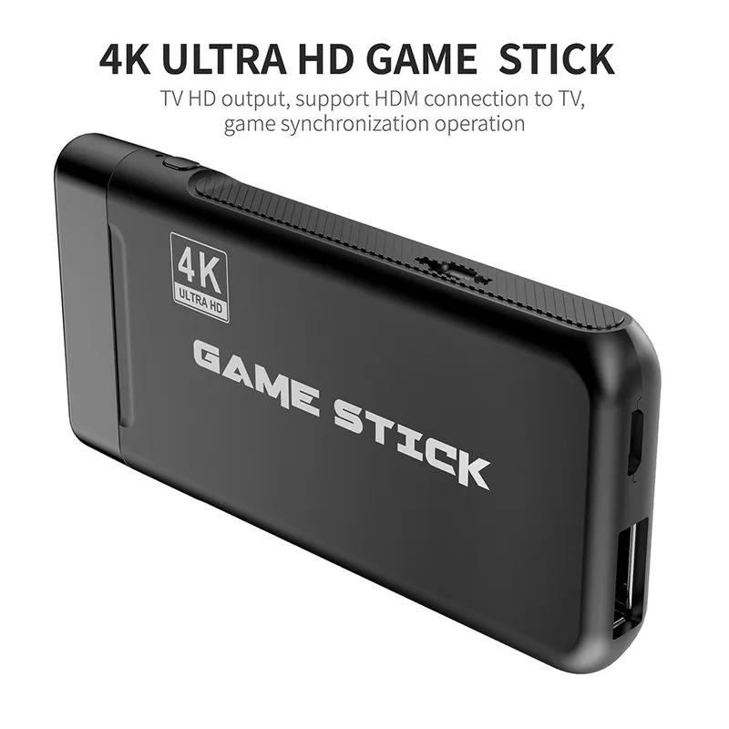 Wireless Retro Game Stick M8 pro Video Game Stick 4K HDMI Output Plug and Play Nostalgia Game Box Built in 15000 Games + for TV 64G storage Great gift for someone