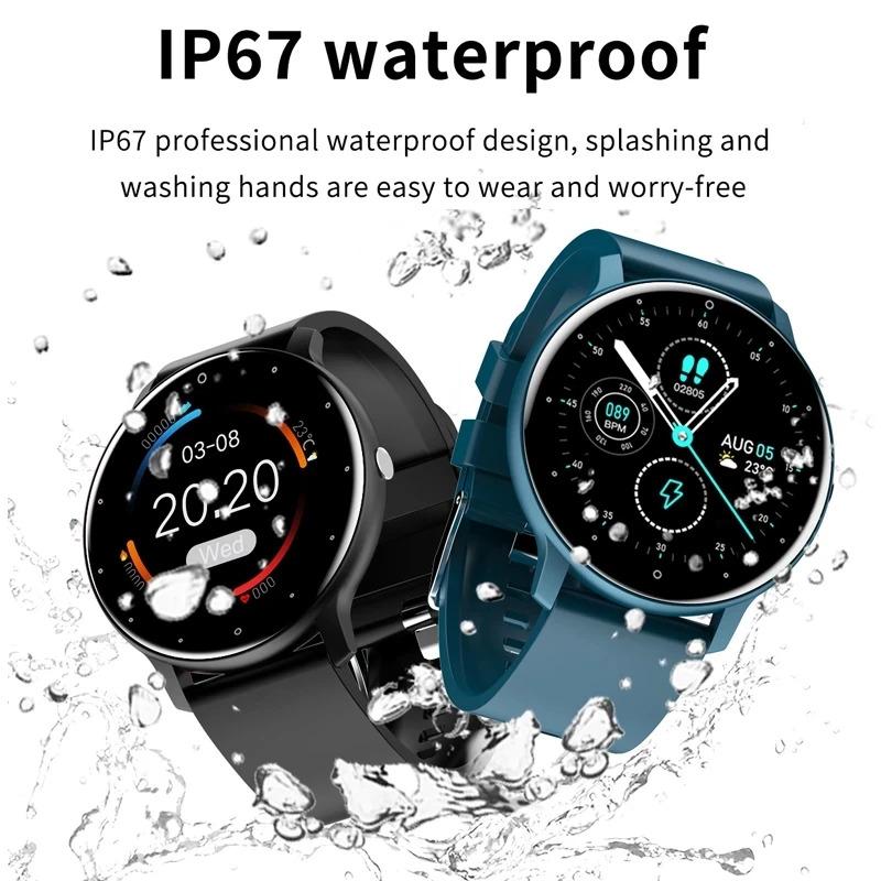 Lige 2023 new smart watch men full touch screen sport fitness watch IP67 waterproof Bluetooth for Android iOS smartwatch men + box