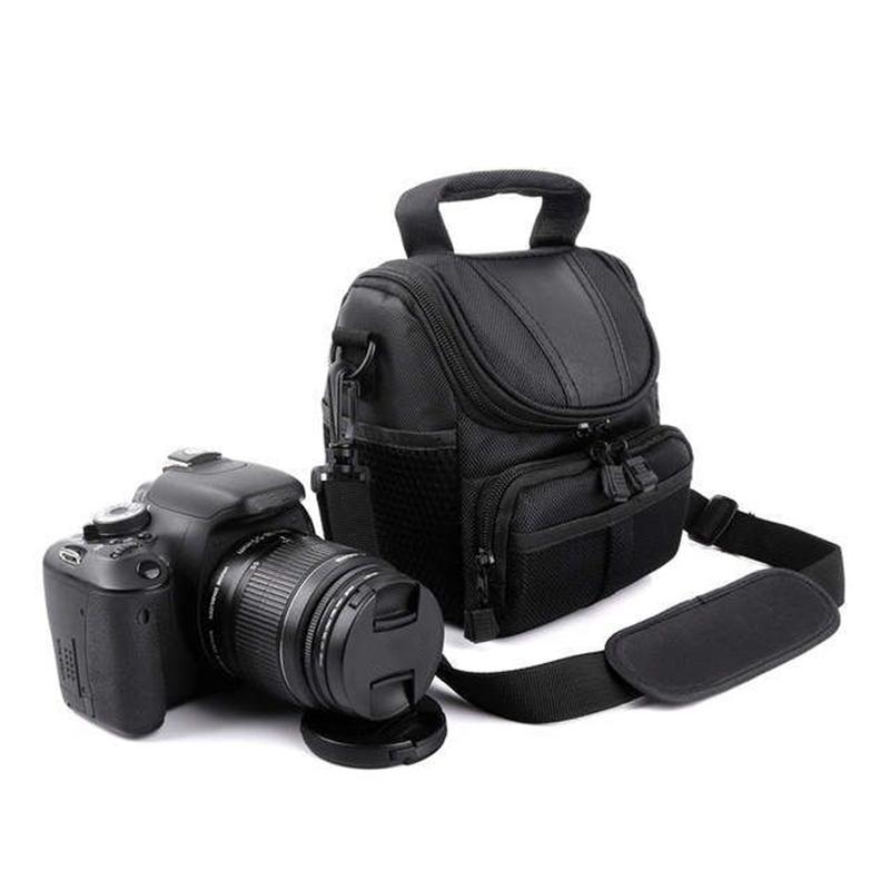 DSLR Camera Bag Waterproof Camera Case Shoulder Bag for Canon EOS 4000D 2000D 750D Nikon D40 P600 D3100 D3300 D7100 Sony RX10M3