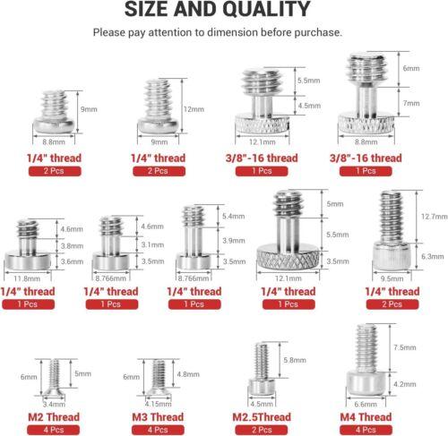 SmallRig Screw Set for Camera Accessories Cages Handles Plates - AAK2326