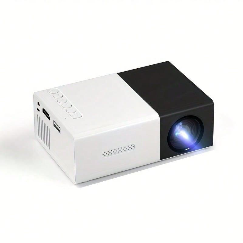 YG300 HD Mini Projector With HDMI-Compatible, USB And SD Memory-Enhance Your Movie, TV And Game Experience, With Stand, Suitable For Outdoor Camping  Drive-In  Home Theater Projector