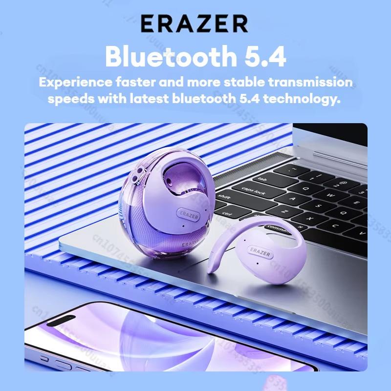 ERAZER TWS Sports Wireless Earphones - Bluetooth Headphones with Waterproof and High-Quality Sound Bluetooth 5.4 Headphones TWS Sports Earphone