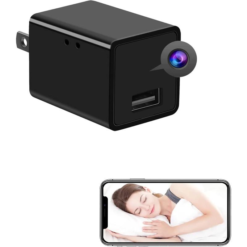 XIAODING Camera with Motion Detection,WiFi 1080P HD Indoor Home Security Camera with Audio and Video Hidden Spy Detecto