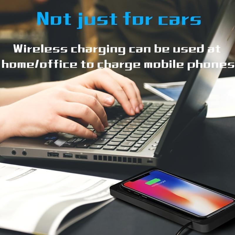 15W Wireless Car Charger, Non-slip Smart Auto Sensor Charging Pad, Car Charging Mat for Huawei Apple Samsung, Car Electrical Appliances