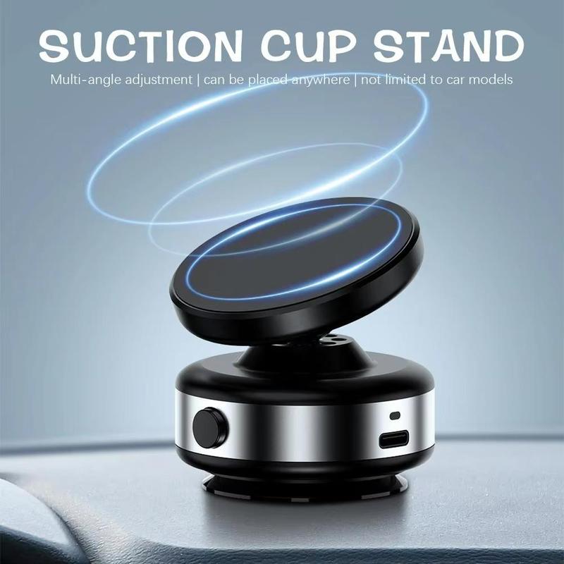 360° Rotatable Magnetic Phone Holder, Car Electric Suction Cup Vacuum Magnetic Phone Holder, Universal Phone Navigation Holder