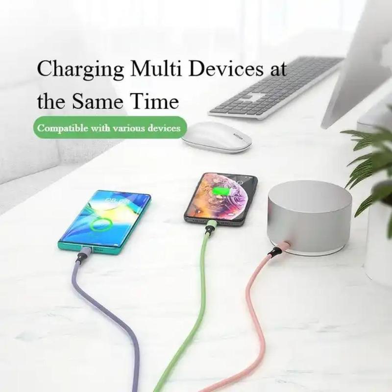 3 In 1 Charging Data Cable, 3 In 1 Charging Data Cable, Multifunctional Charging Data Cable For Android Type C iPhone