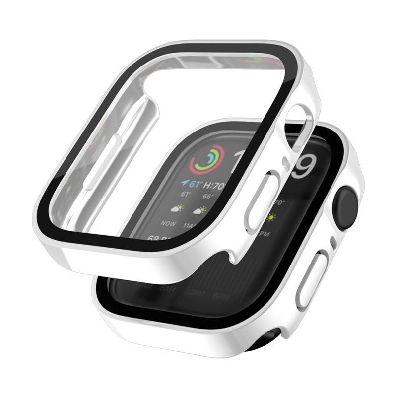 Waterproof Anti-fall Watch Case, 1 Count PC Case with Screen Protector, Smart Watch Protective Cover, Wearable Accessories Compatible with Apple Watch