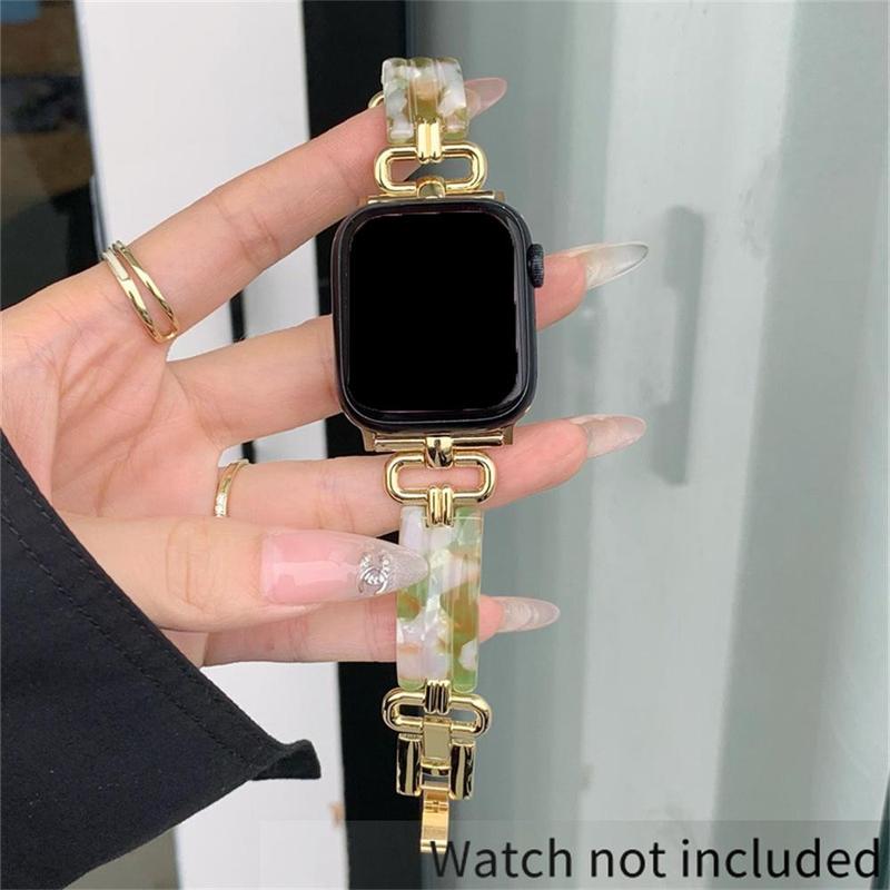 GIROUETTE Fashion Pattern Watch Band (Band Only), Replacement Watch Band for Women, Wearable Accessories Compatible with Apple Watch Series