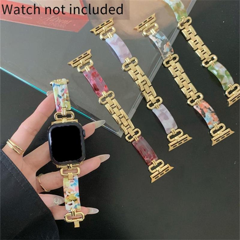 GIROUETTE Fashion Pattern Watch Band (Band Only), Replacement Watch Band for Women, Wearable Accessories Compatible with Apple Watch Series