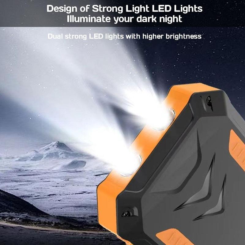 42800mAh Portable Solar Charger Power Bank Fast Charger Dual USB Port Built-in Led Flashlight and Compass for All Cell Phone and Electronic Devices