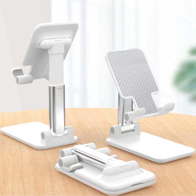 Portable Foldable Desk Phone Holder, Adjustable Desk Cell Phone Stand, Multifunctional Lazy Bracket For Home Office Desk