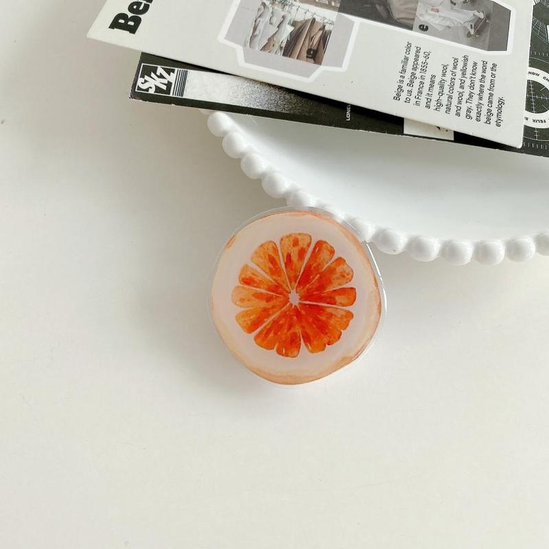 Fruit Design Phone Holder, 1 Count Cute Fruit Phone Stand, Retractable Folding Phone Holder for iPhone, Samsung, Xiaomi & Other Toys Tablet