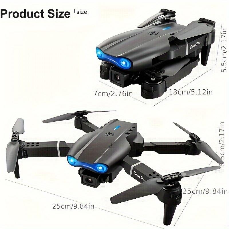 Drone with 8K-Dual Camera (Adult), Drone with Camera, E99pro Remote-Control Four-Axis Aircraft (Follow Camera, Brushless Motor, Loop Flight, Waypoint Flight, Altitude Hold, Headless Mode) remote Control Toys Suitable for Beginners