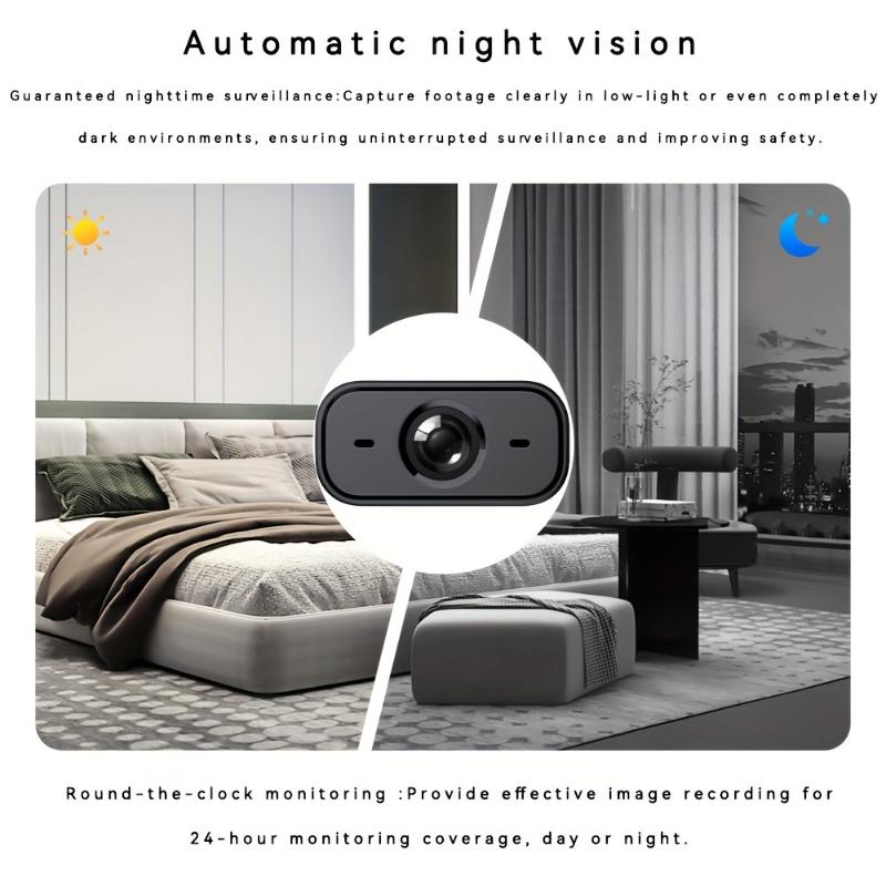 [Fast Arrival] X6 Mini Wireless Security Camera - Real-Time Monitoring, Infrared Night Vision, Motion Detection, Easy Install Indoor Nanny & Pet Camera