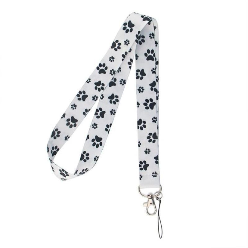 Cute Paw Print Phone Lanyard, Multifunctional Mobile Phone Strap, Universal Phone Charm for Phone Decor