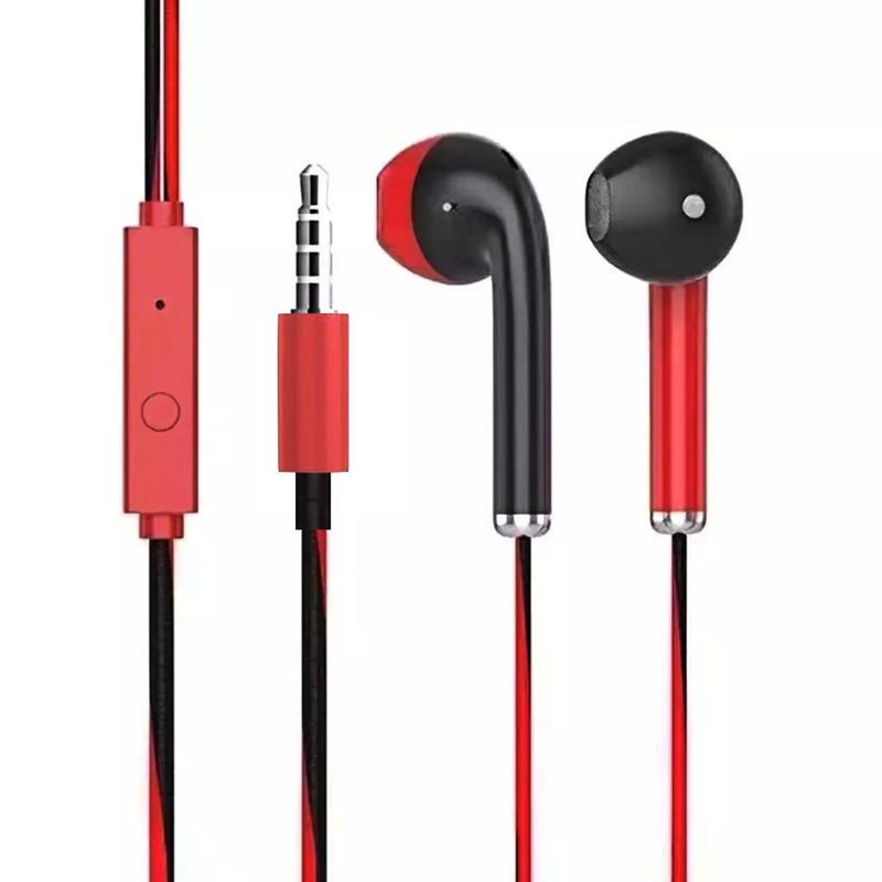 3.5MM Jack Wired Earbuds With Microphone, In Ear Design Gaming Wired Headphones With Portable Box For Home Sports Gaming