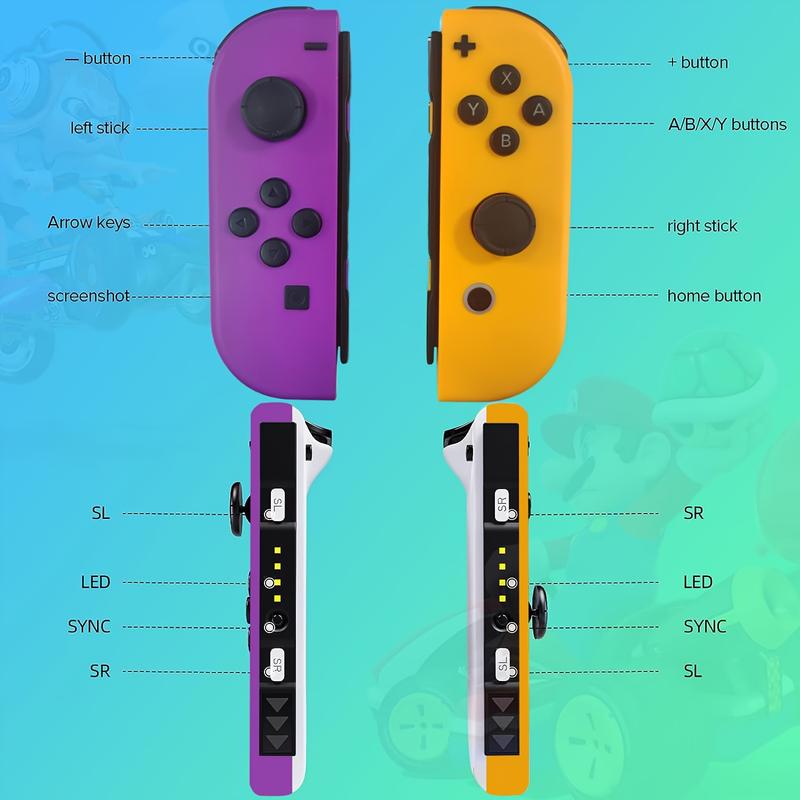 GM Switch Controllers Replacement For Switch OLED Lite, Switch Controller For Nintendo Switch Controller, Switch Controllers Support, Screenshot, Wake-up, Motion Control Dual Vibration dualsense edge