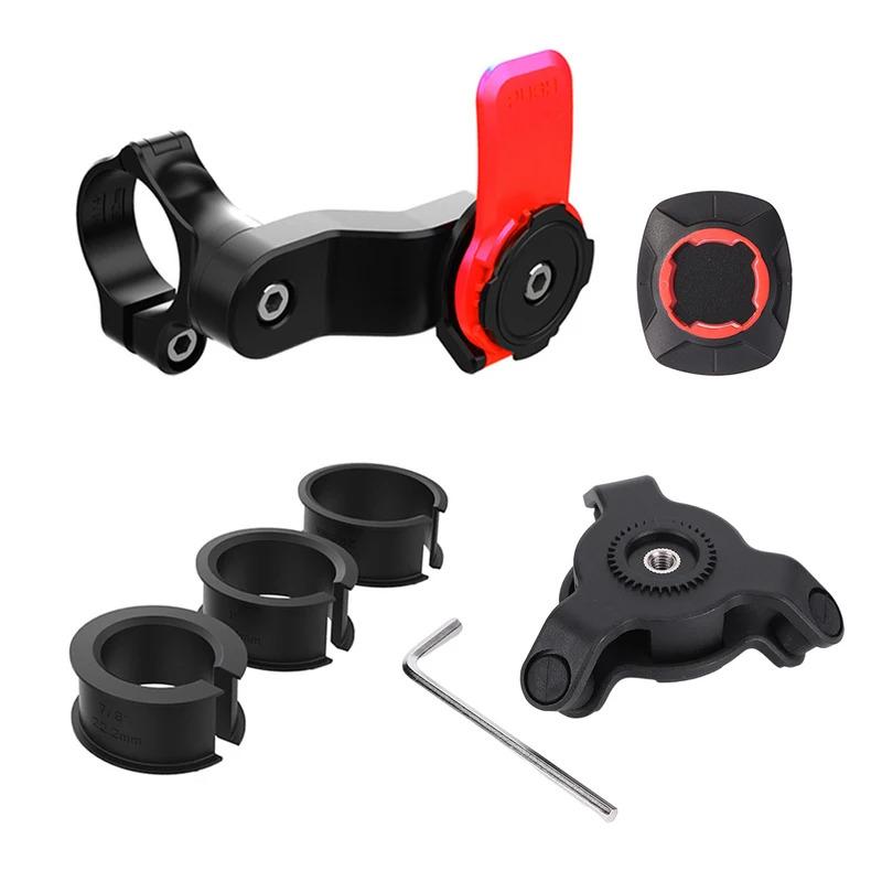 Quad Lock Motorcycle Bike Phone Holder Shock Absorber Phone Bracket Vibration Damper Self Lock Anti-shake Handlebar Stem Holder