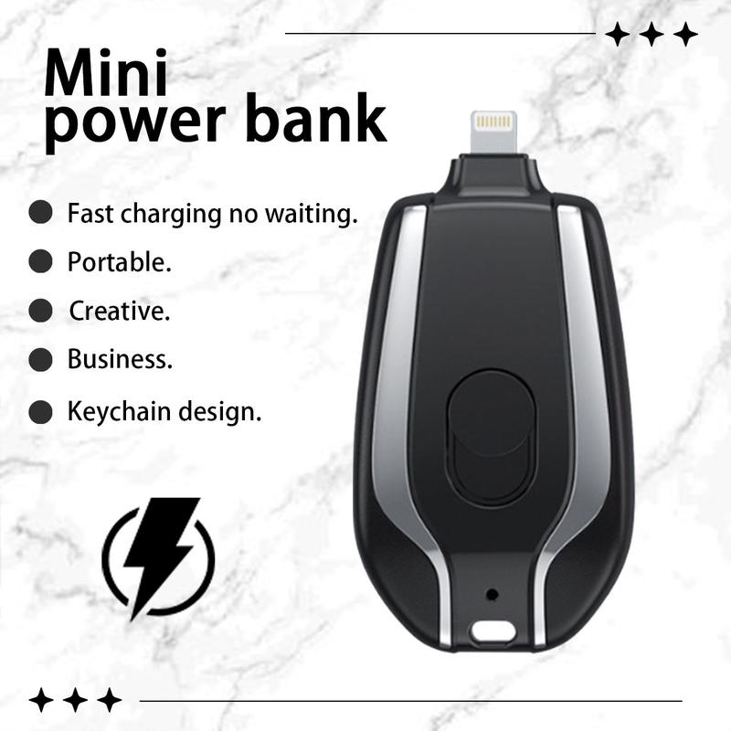 Key Power Bank Keychain Charger Emergency - Portable USB Power , Fast Charging ,Car accessories- Lightweight , Ideal Gift! Ultra-Thin Mobile Power Supply,phone key chain Charging Compact Smartphone Durable Chargeable Devices Pod battery bank