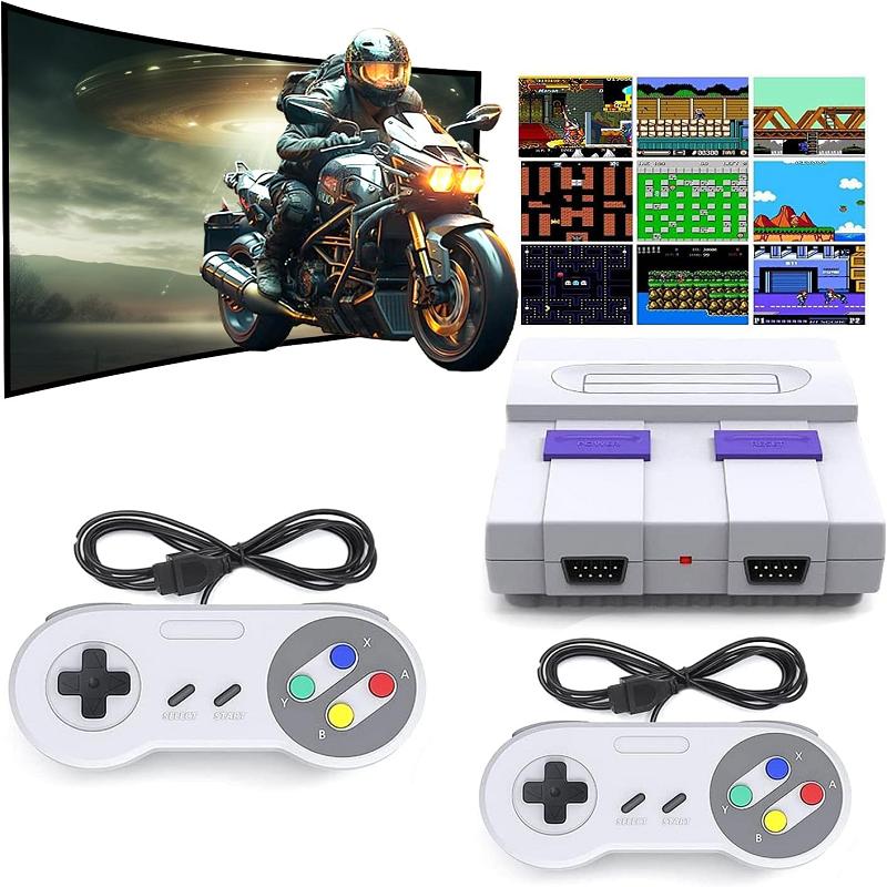 Super Retro Game Console Classic Mini HDMI System with Built in 821 Old School Video Games, Super Classic System, Plug and Play