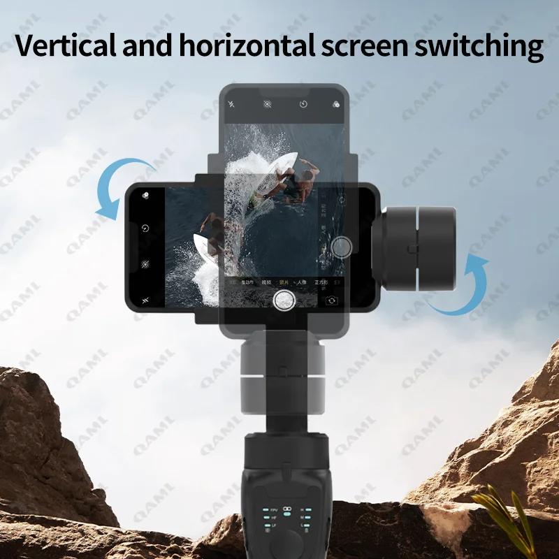 F8 3-Axis Handheld Gimbal Phone Stabilizer Smartphone Tripod Cellphone holder for iPhone Android Mobile video Record