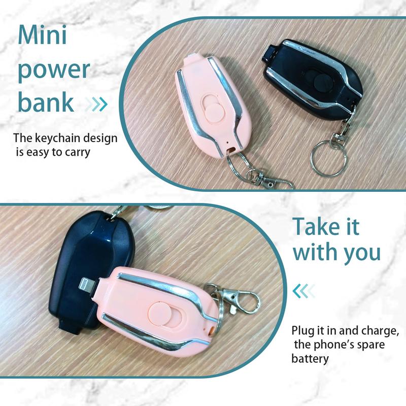 Key Power Bank Keychain Charger Emergency - Portable USB Power , Fast Charging ,Car accessories- Lightweight , Ideal Gift! Ultra-Thin Mobile Power Supply,phone key chain Charging Compact Smartphone Durable Chargeable Devices Pod battery bank