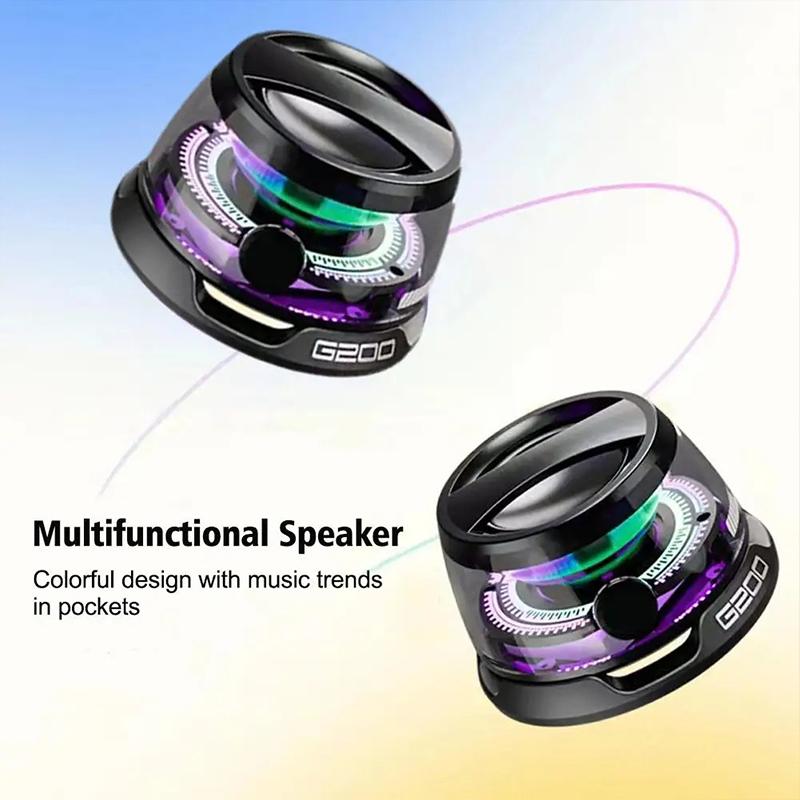 BlueWow Magnetic Portable Wireless Speaker , Premium Sound Quality , Mini LED Shower Speaker,for Audio Smartphone Audio Smartphone Bluetooth speaker