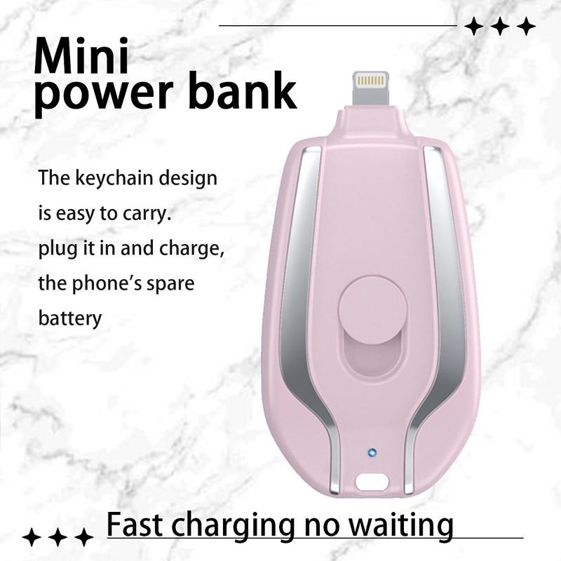 Key Power Bank Keychain Charger Emergency - Portable USB Power , Fast Charging ,Car accessories- Lightweight , Ideal Gift! Ultra-Thin Mobile Power Supply,phone key chain Charging Compact Smartphone Durable Chargeable Devices Pod battery bank