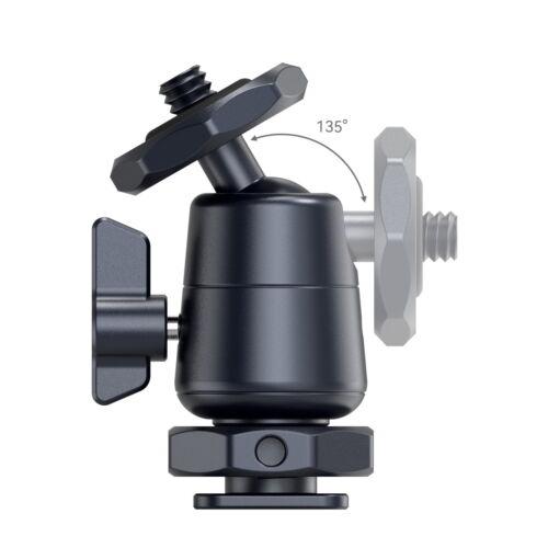 SmallRig Cold Shoe Mount Mini Ball Head Camera Mount for Lights 2Pcs -2948