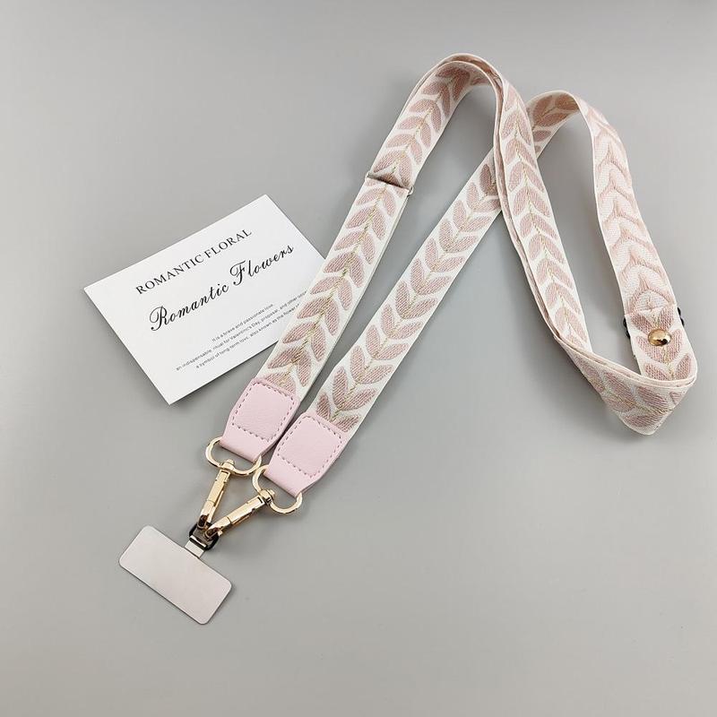 Fashionable Phone Lanyard, Adjustable Crossbody Phone Strap, Phone Charm for Women & Girls, Mobile Phone Decoration Accessories